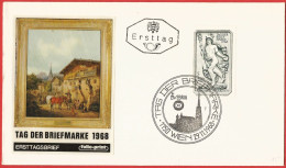 Austria 1968 - Mi 1277 - YT 1106 ( Stamp Day - "Messenger Of The Gods" ) FDC - FDC