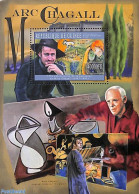 Guinea, Republic 2012 Marc Chagall S/s, Mint NH, Art - Modern Art (1850-present) - Paintings - Self Portraits - Autres & Non Classés