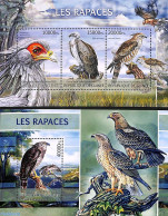 Guinea, Republic 2013 Birds Of Prey 2 S/s, Mint NH, Nature - Birds - Birds Of Prey - Andere & Zonder Classificatie