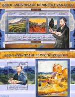 Guinea, Republic 2013 Vincent Van Gogh 2 S/s, Mint NH, Art - Modern Art (1850-present) - Paintings - Vincent Van Gogh - Other & Unclassified