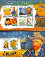 Guinea, Republic 2015 Vincent Van Gogh 2 S/s, Mint NH, Art - Modern Art (1850-present) - Paintings - Vincent Van Gogh - Sonstige & Ohne Zuordnung