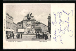 AK Szeged, Kossuth Szobor  - Hongrie