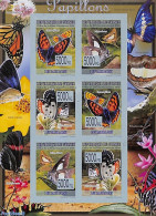 Guinea, Republic 2008 Butterflies 6v, Imperforated, Mint NH, Nature - Butterflies - Autres & Non Classés