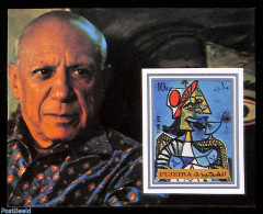 Fujeira 1972 Picasso Painting S/s, Imperforated, Mint NH, Art - Modern Art (1850-present) - Pablo Picasso - Paintings - Fudschaira