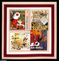 Guinea Bissau 2001 Joan Miro S/s, Mint NH, Art - Modern Art (1850-present) - Paintings - Guinea-Bissau