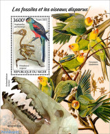 Niger 2023 Fossils And Extinct Birds, Mint NH, Nature - Birds - Flowers & Plants - Prehistoric Animals - Prehistory - Vor- U. Frühgeschichte