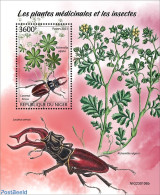 Niger 2023 Medical Plants And Insects, Mint NH, Nature - Flowers & Plants - Insects - Níger (1960-...)