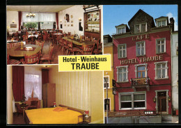 AK St. Goar /Rh., Hotel Weinhaus Traube Fam. Wald, Heerstrasse 161  - St. Goar