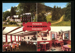 AK Thiemitz /Frankenwald, Pension Zum Forsthaus L. Günther-Schmidt  - Caza