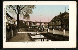 AK Ebersbach I. Sa., Löbau-Ebersbacher Viadukt  - Loebau