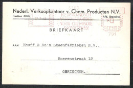 Meterstamp Roodfrankering Ned. Verkoopkantoor Voor Chemische Produkten Amsterdam 1948 - Macchine Per Obliterare (EMA)