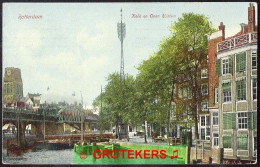 ROTTERDAM Kolk En Open Rijstuin 1912 Binnenschepen / Péniches, Stoomtrein / Train à Vapeur - Rotterdam