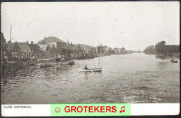 OUDE WETERING Foto Vanaf Schip Rederij V/h Van Der Schuijt Leiden 1917 - Autres & Non Classés
