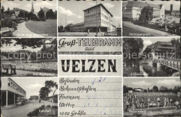 72177378 Uelzen Lueneburger Heide Bahnhof Fischerhof Kreishaus  Borne - Autres & Non Classés