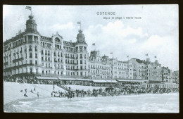 1070 - BELGIQUE - OSTENDE - Digue Et Plage à Marée Haute - Oostende