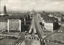 72177258 Dresden Ernst Thaelmann Strasse Strassenbahnen Kirchturm Dresden Elbe - Dresden