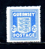 UK, GB, Great Britain, Guernsey, German Occupation, MNH, 1944, Michel 3 - Guernsey