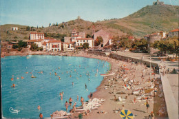 Cpsm 66  Collioure La Plage Du Faubourg - Collioure