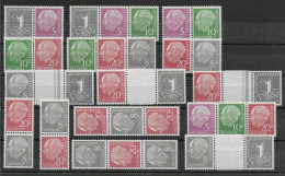 Bund: WZ Y II: Komplett, Postfrisch, ** - Unused Stamps