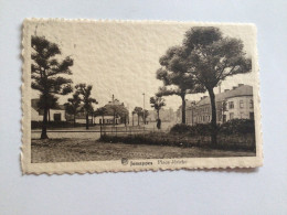 Carte Postale Ancienne (1946) Jemappes Place Jéricho - Mons