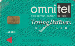 ITALIA -GSM OMNITEL (E6.7.2 - [2] Tarjetas Móviles, Prepagadas & Recargos