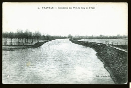 1074 - BELGIQUE - STAVELE - Inondation Des Près Le Long De L'Yser - Staden