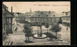 AK Kirchenlamitz /Fichtelgeb., Marktplatz Mit Wunsiedler-Strasse  - Altri & Non Classificati