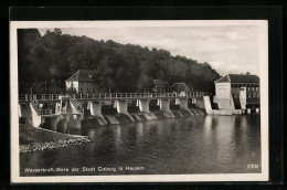 AK Coburg I. Hausen, Wasserkraftwerk Der Stadt  - Coburg