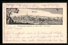 AK Pfeddersheim, Ortsansicht Im Jahre 1645  - Autres & Non Classés