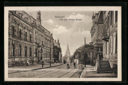 AK Solingen, Post Und Kölner Strasse  - Solingen