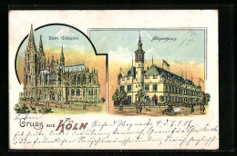 Lithographie Köln, Dom Und Stapelhaus  - Köln