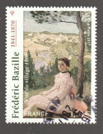 FRANCE 2017 FREDERIC BAZILLE OBLITERE A DATE YT 5122 - - Used Stamps