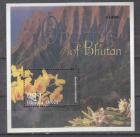 BHUTAN, 2002, Orchids Of Bhutan, MS, MNH, (**) - Bhoutan