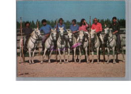 EN CAMARGUE - La Manade Jacques Bon 13200 Le SAMBUC Chevaux Blanc Cheval Horse - Pferde