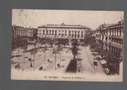 CPA - 06 - N°29 - Antibes - Place De La Victoire - Circulée En 1928 - Other & Unclassified