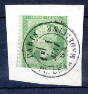 060524 FRANCE EMPIRE N° 20    Sur Fragment   Marges Voir Scan - 1862 Napoleon III