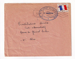 Lettre 1970 Suippes Marne Franchise Militaire 15e Régiment D'Artillerie Le Vaguemestre - Cachets Militaires A Partir De 1900 (hors Guerres)