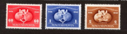 Hungary 1949 Mi 1056-1058 * MH - Unused Stamps