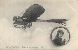 Aviation. Hanriot Sur Son Monoplan - Airmen, Fliers