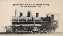Locomotive Compound à Train Articulé. Conservatoire Des Arts Et Métiers PARIS - Trains