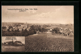 AK Neustadt A. Rstg., Totalansicht, Kirche Und Schule Schwarzburger Seite  - Andere & Zonder Classificatie