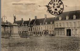 CPA Hondschoote La Grand'Place - Tampon Militaire - Other & Unclassified