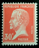 1923 FRANCE N 173 - PASTEUR 30c NEUF */** - 1922-26 Pasteur
