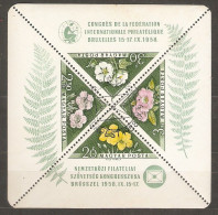 Hungary 1958 Mi 1549-52 BL 28 ** - Unused Stamps