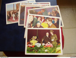 Lot Chromos Images Vignettes Chocolat  Aiglon *** Famille Royale *** - Albums & Katalogus