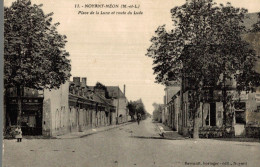 CPA Noyant-Méon Place De La Lune Et Route Du Lude - Other & Unclassified