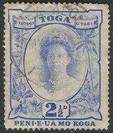 Tonga 1942 SG77 2½d Queen Salote #1 FU - Tonga (1970-...)