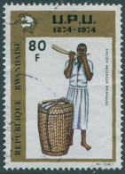 Rwanda 1974 SG624 80f UPU Messenger Horn Drum FU - Other & Unclassified