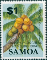 Samoa 1984 SG677 $1 Coconut 19th U.P.U. CONGRESS HAMBURG 1984 Ovpt MNH - Samoa