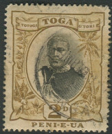 Tonga 1897 SG40 2d King George II Type I #1 FU - Tonga (1970-...)